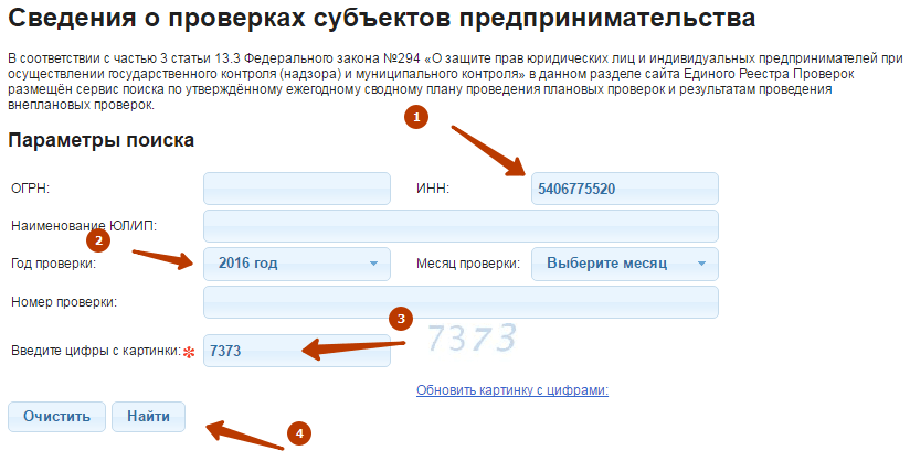 Сводный план проверок