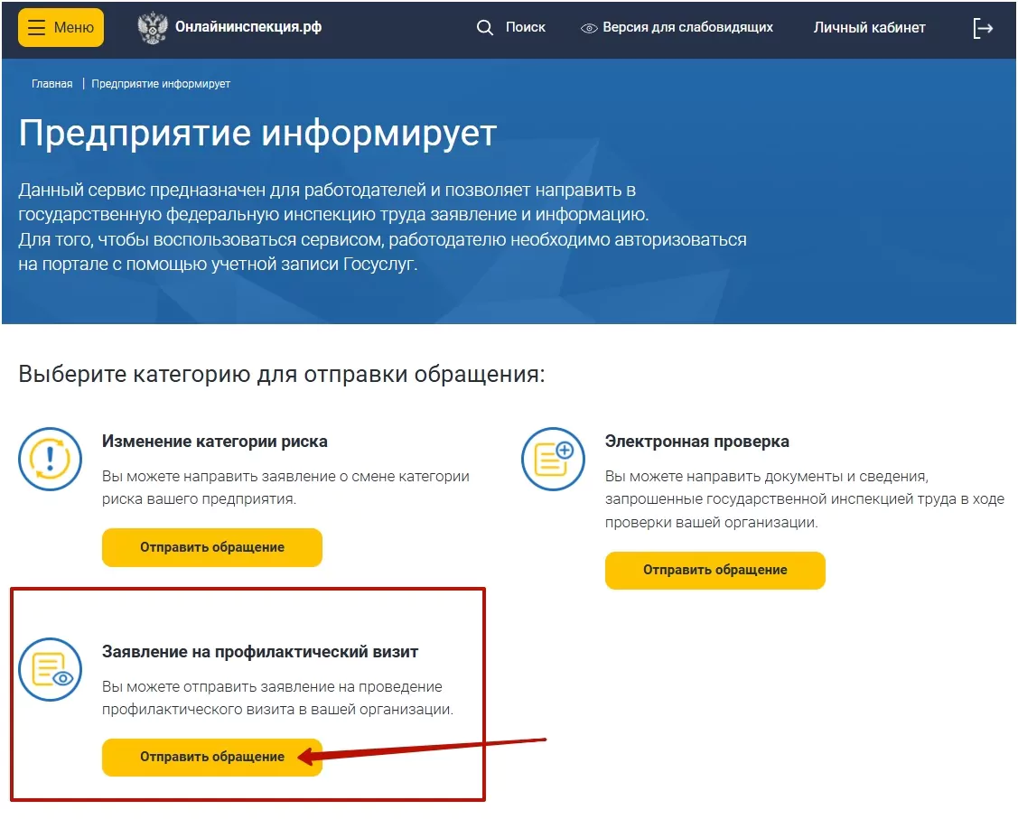 Профилактический визит